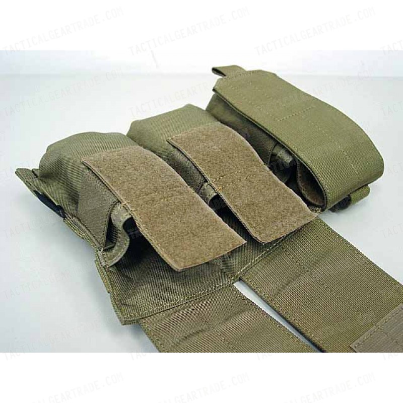 Flyye 1000D Molle Triple M4/M16 Magazine Pouch Khaki