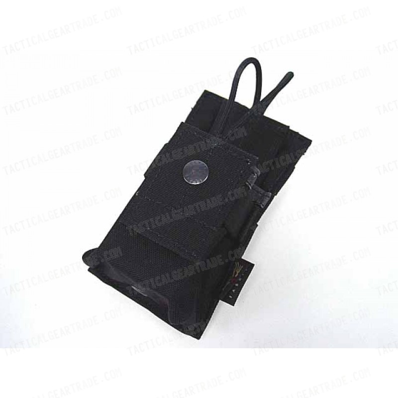 Flyye 1000D Molle Short Radio/Walkie Talkie Pouch Black