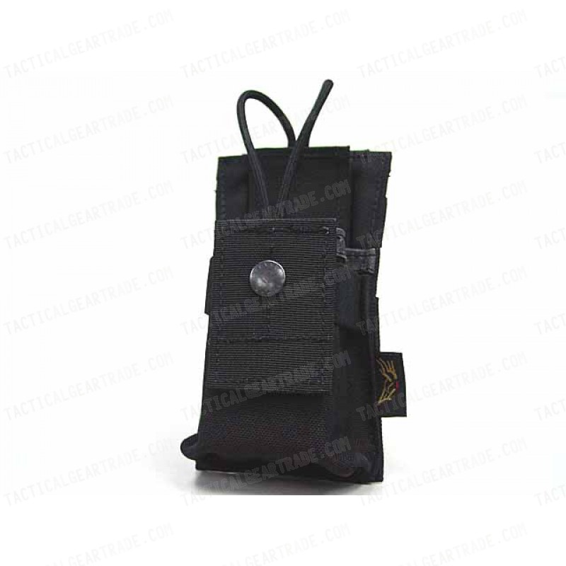 Flyye 1000D Molle Short Radio/Walkie Talkie Pouch Black