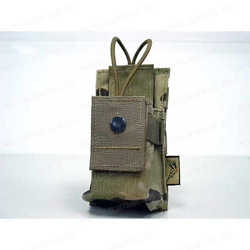 Flyye 500D Molle Short Radio/Walkie Talkie Pouch Multicam