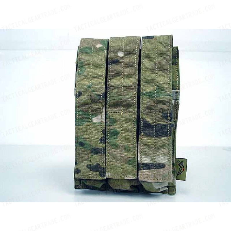Flyye 1000D Molle Triple MP5 Magazine Pouch Multicam for $31.49