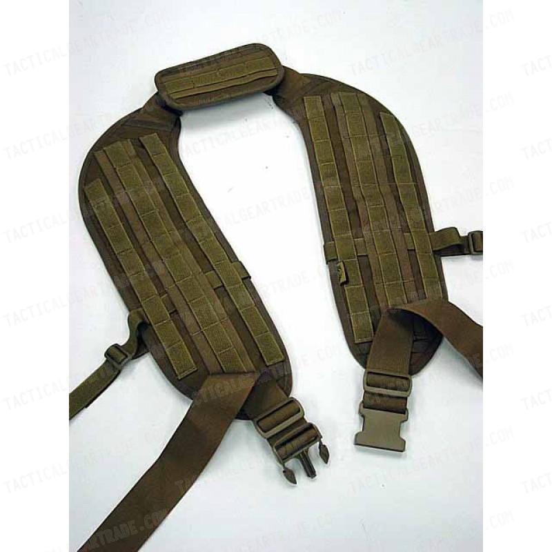 Flyye 1000D Bandoleer Molle Platform Webbing Belt Coyote Brown