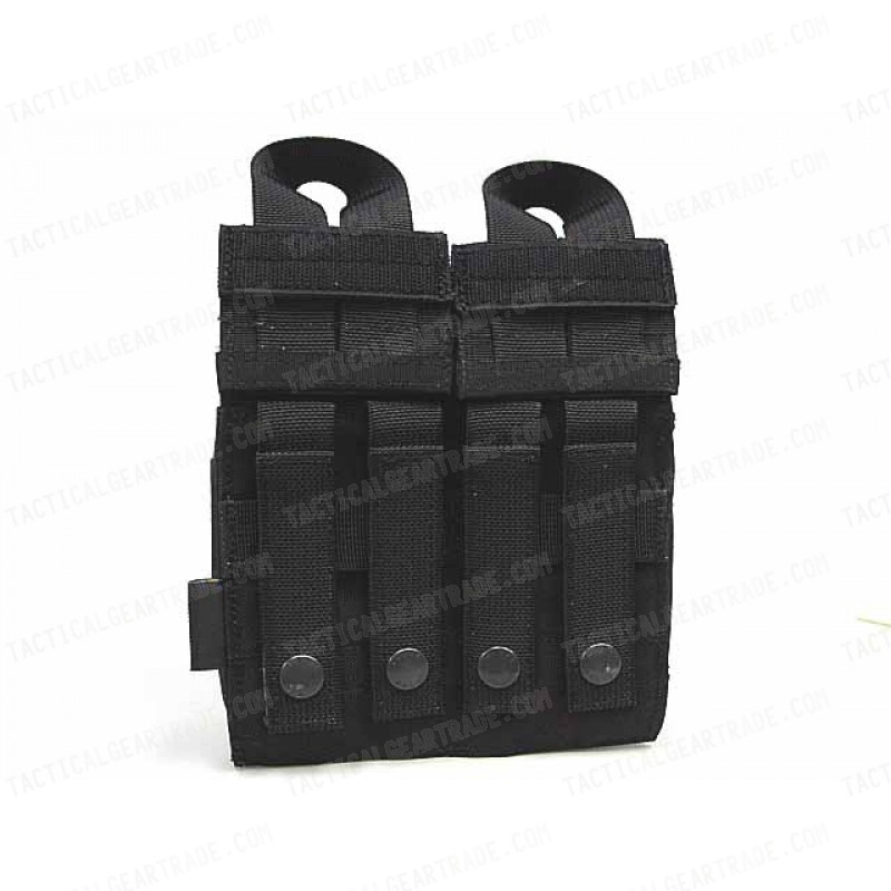 Flyye 1000D Molle Double M4 + Quad Pistol Mag Pouch Black