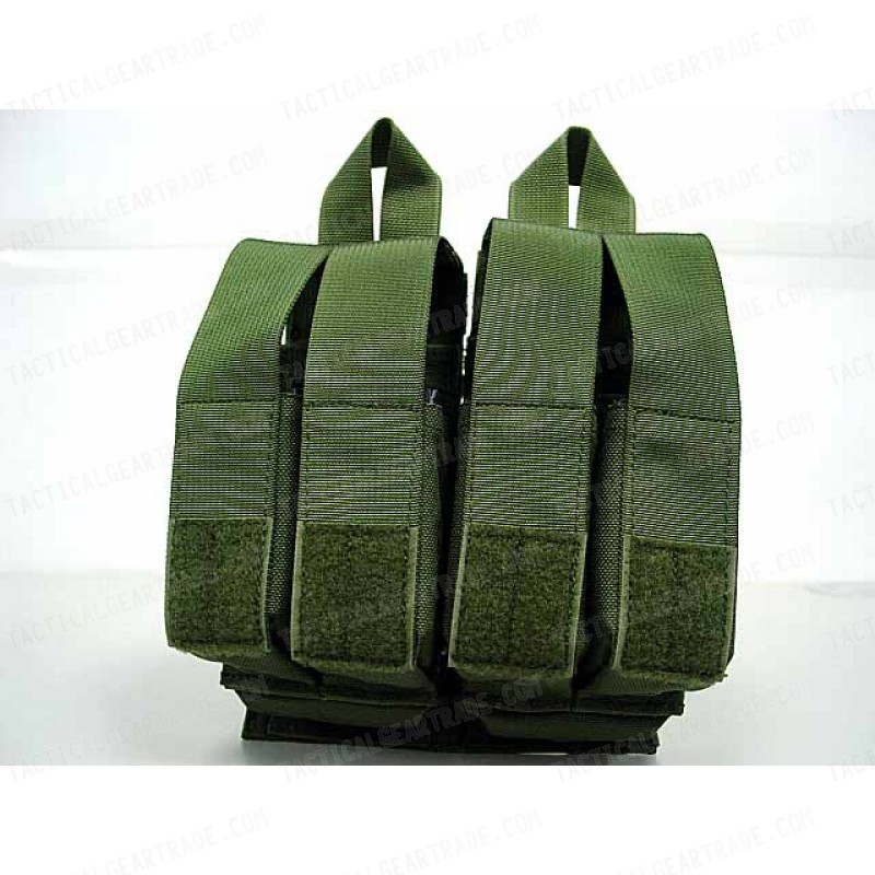 Flyye 1000D Molle Double M4 + Quad Pistol Mag Pouch OD