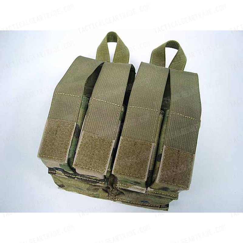 Flyye 1000D Molle Double M4 + Quad Pistol Mag Pouch Multicam