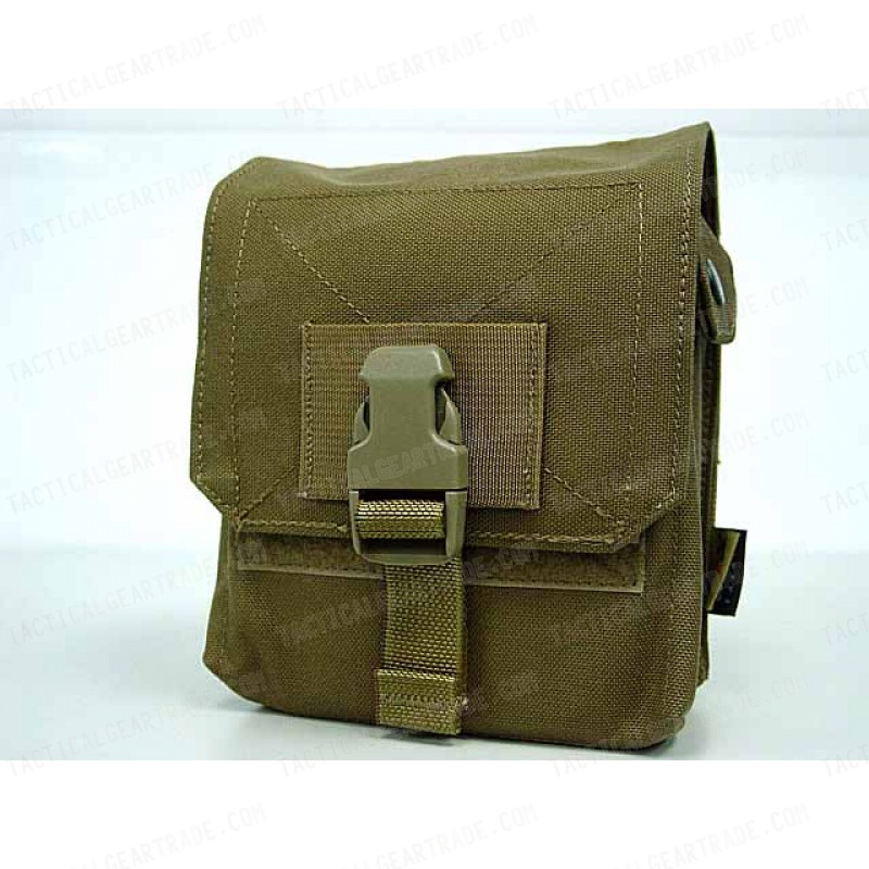 Flyye 1000D Molle M60 100rds Ammo Magazine Pouch Coyote Brown