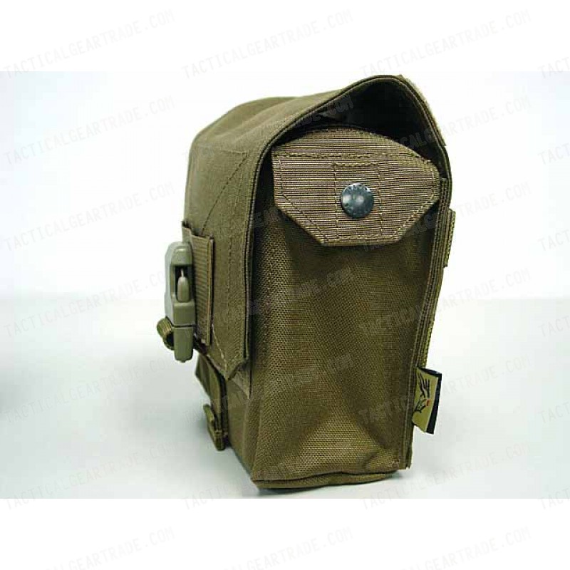 Flyye 1000D Molle M60 100rds Ammo Magazine Pouch Coyote Brown