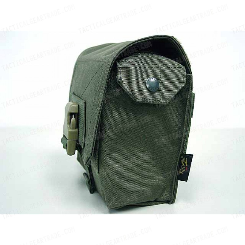 Flyye 1000D Molle M60 100rds Ammo Magazine Pouch Ranger Green