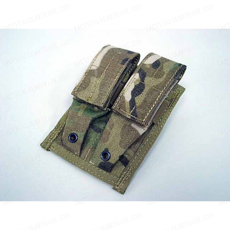 Flyye 500D Molle Double 9mm Pistol Magazine Pouch Multicam