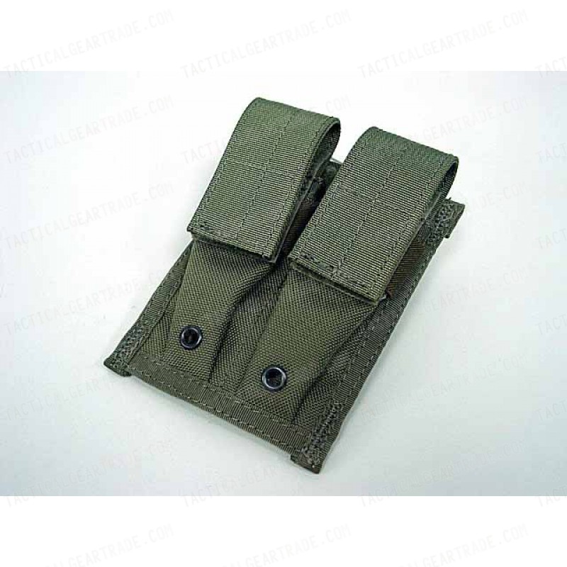 Flyye 1000D Molle Double 9mm Pistol Magazine Pouch Ranger Green