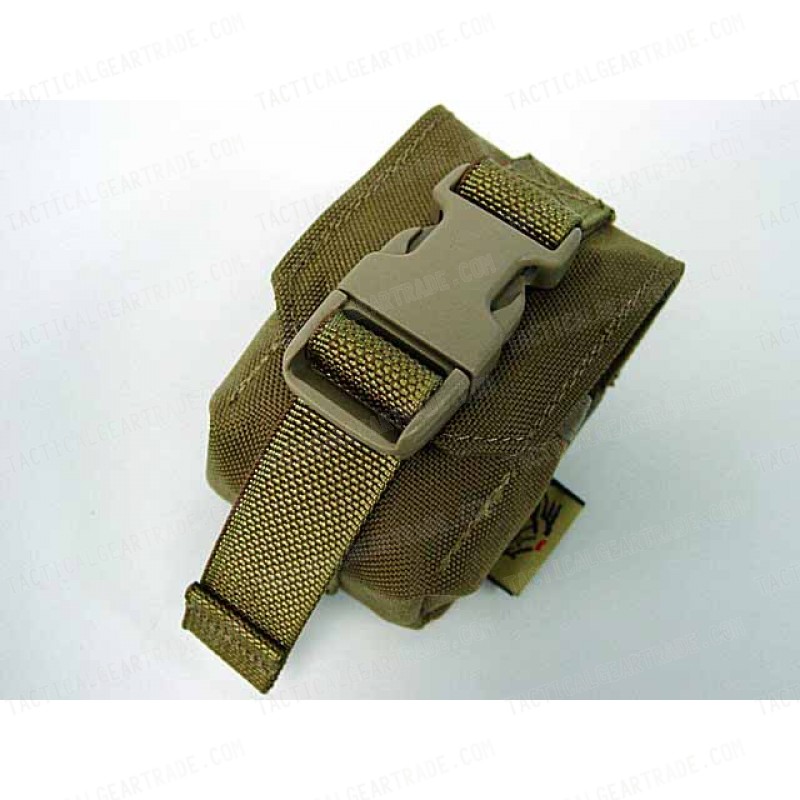 Flyye 1000D Molle Single Frag Grenade Pouch Coyote Brown