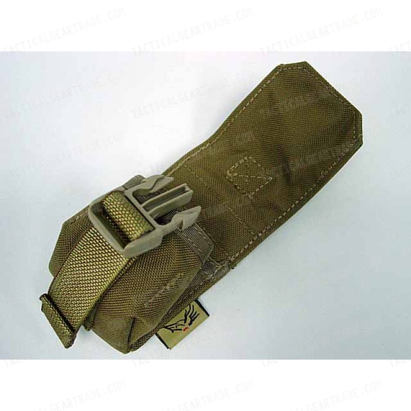 Flyye 1000D Molle Single Frag Grenade Pouch Coyote Brown