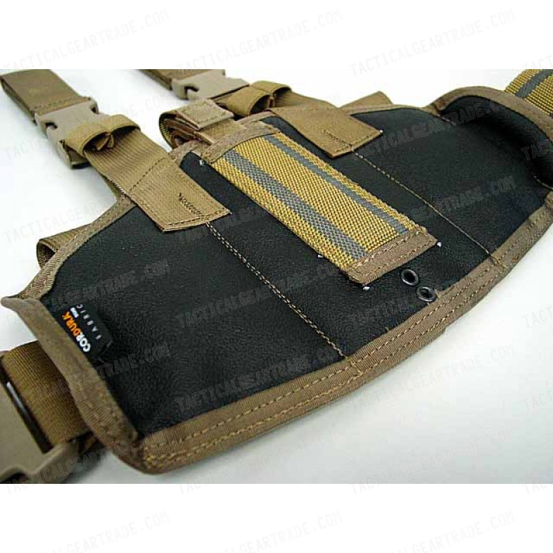 Flyye 1000D Molle Versatile Drop Leg Pistol Holster Coyote Brown