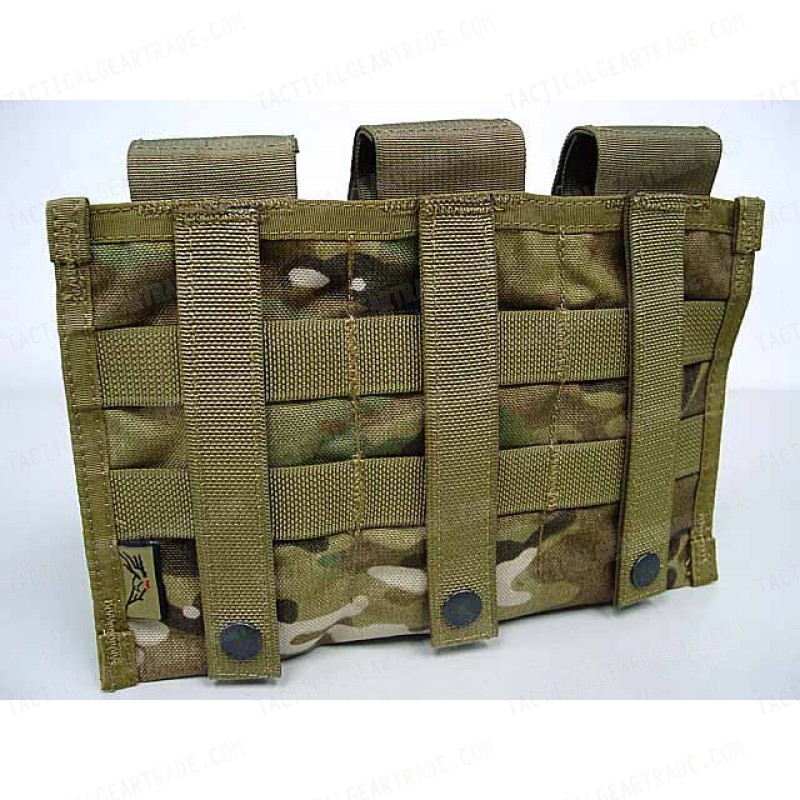 Flyye 500D Molle Triple M4/M16 Mag Pouch Ver.MI Multicam