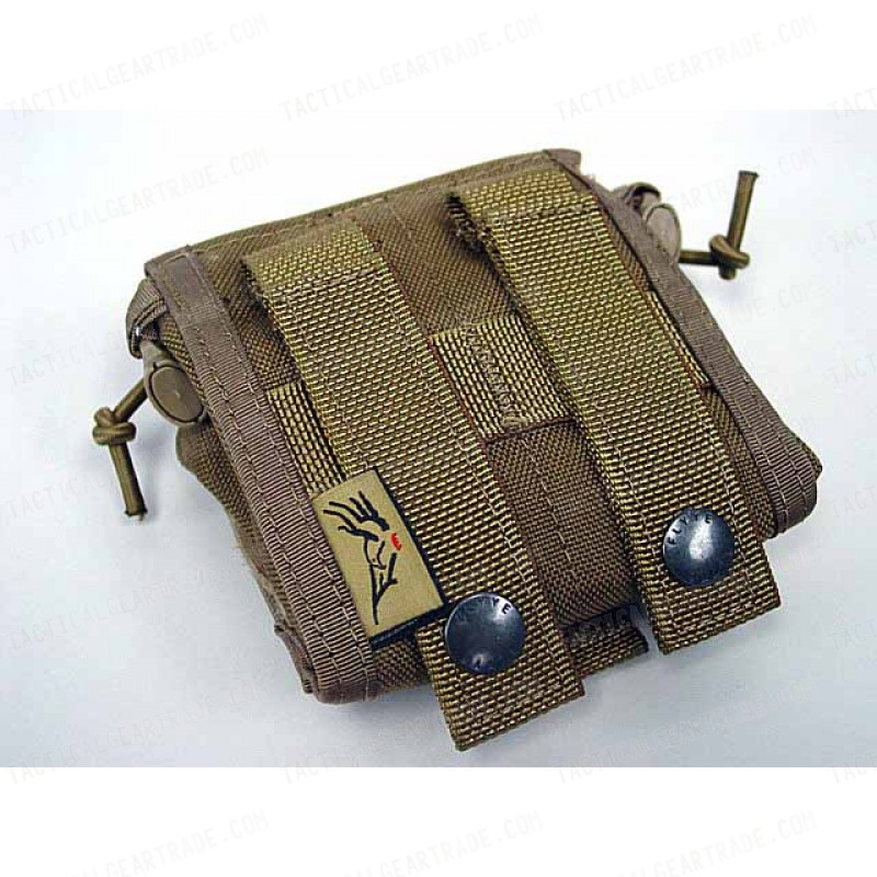 Flyye 1000D Molle Folding Magazine Drop Pouch Bag Coyote Brown