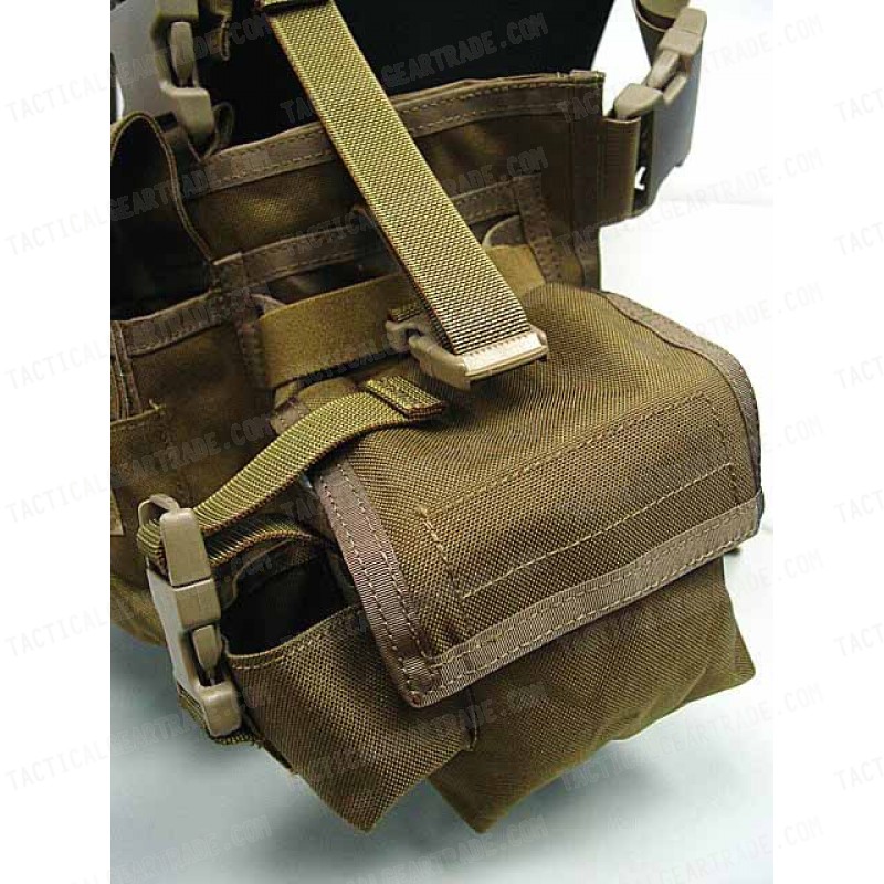 Flyye 1000D Tactical LBT 1961A Band Chest Rig Vest Coyote Brown