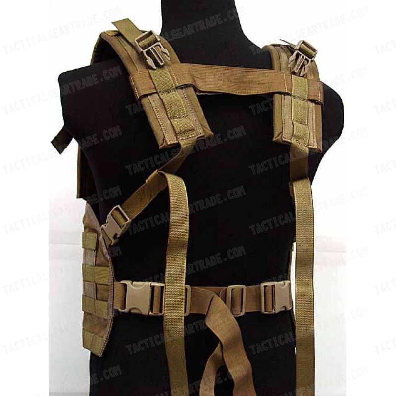 Flyye 1000D Tactical Molle RRV Platform Vest Coyote Brown