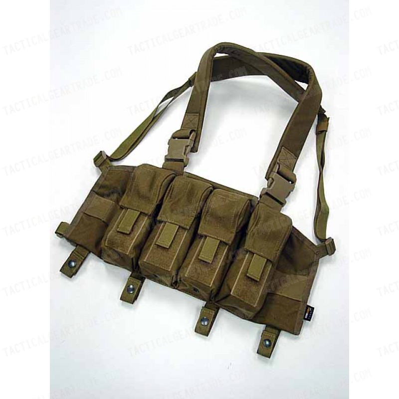 Flyye 1000D Tactical LBT AK Magazine Chest Rig Vest Coyote