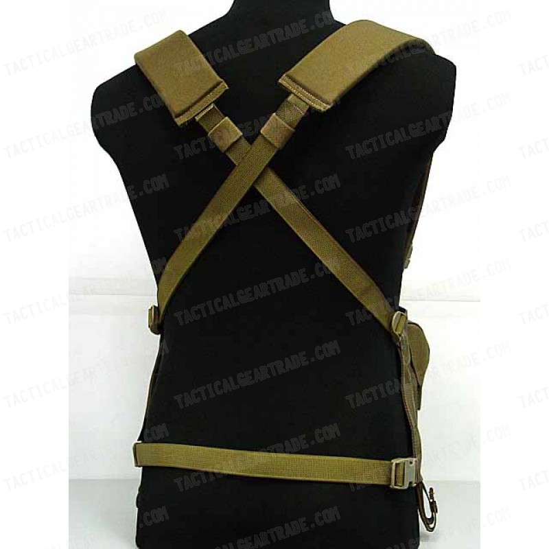 Flyye 1000D Tactical LBT AK Magazine Chest Rig Vest Coyote Brown 