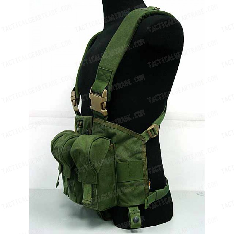 Flyye 1000D Tactical LBT AK Magazine Chest Rig Vest OD for $65.09