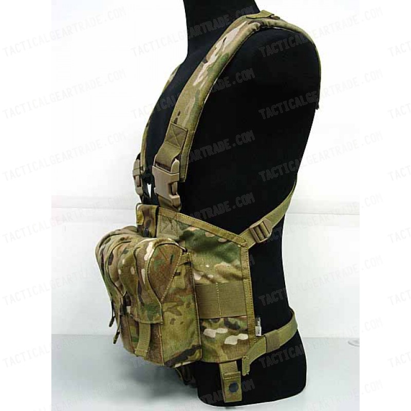 Flyye 500D Tactical LBT AK Magazine Chest Rig Vest Multicam