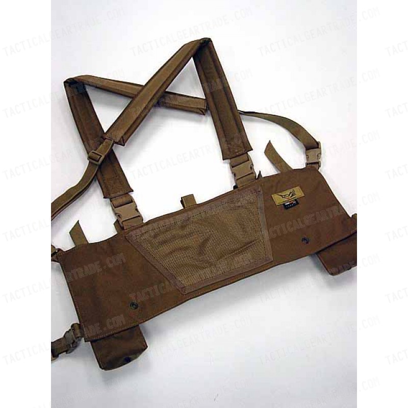 Flyye 1000D Tactical LBT M4 Magazine Chest Rig Vest Coyote Brown