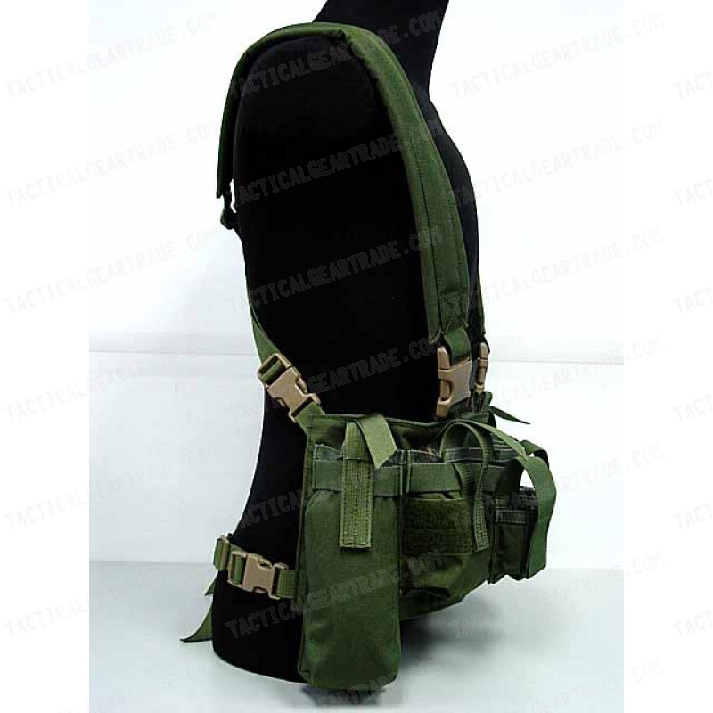 Flyye 1000D Tactical LBT M4 Magazine Chest Rig Vest OD