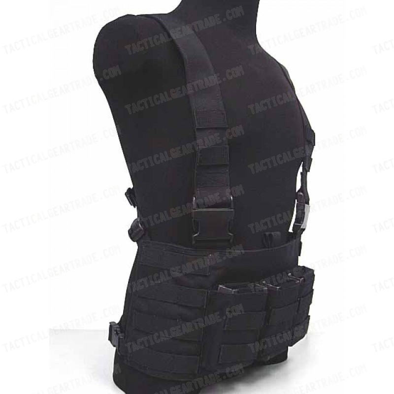 Flyye 1000D Molle LAW ENF Magazine Chest Rig Vest Black