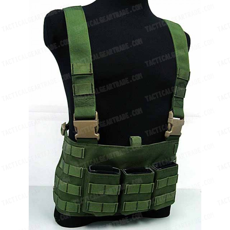 Flyye 1000D Molle LAW ENF Magazine Chest Rig Vest OD