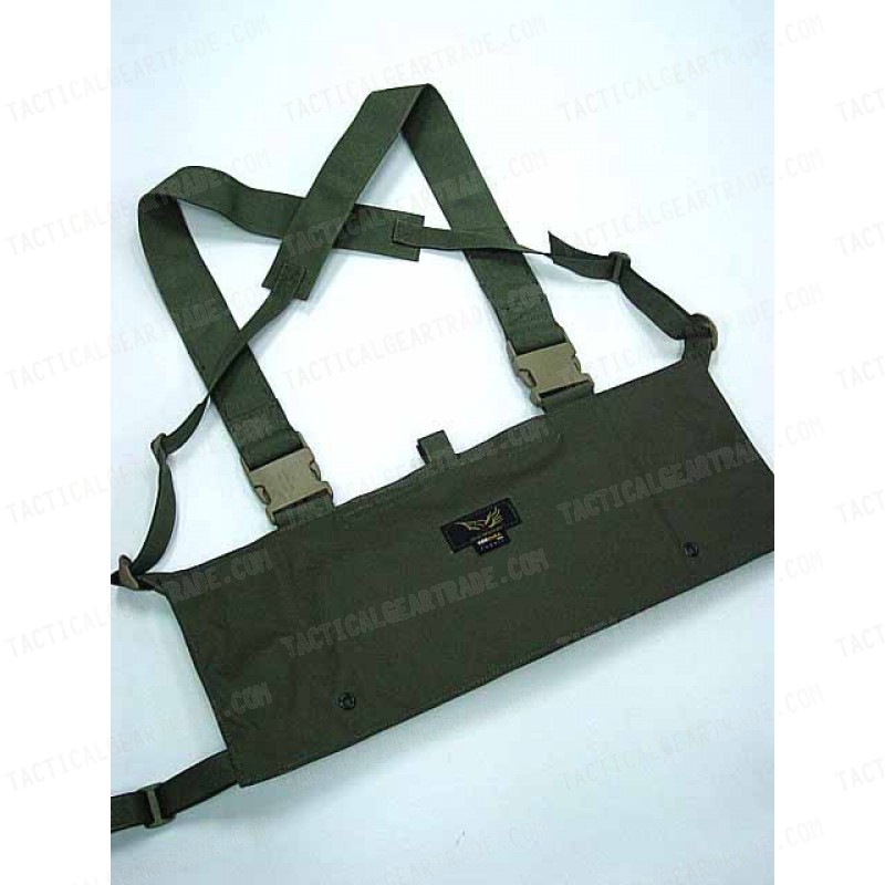 Flyye 1000D Molle LAW ENF Magazine Chest Rig Vest Ranger Green