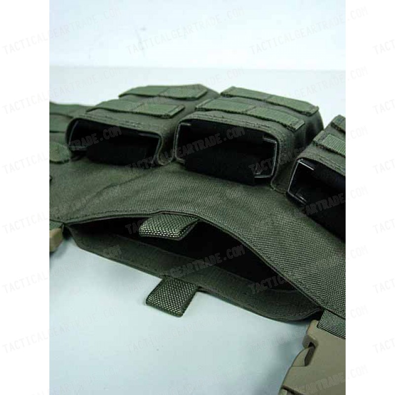 Flyye 1000D Molle LAW ENF Magazine Chest Rig Vest Ranger Green