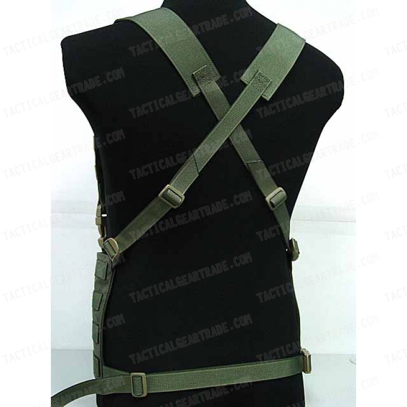 Flyye 1000D Molle LAW ENF Magazine Chest Rig Vest Ranger Green