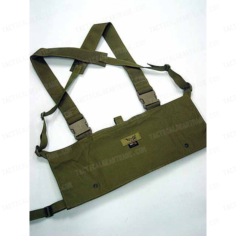 Flyye 1000D Molle LAW ENF Magazine Chest Rig Vest Khaki