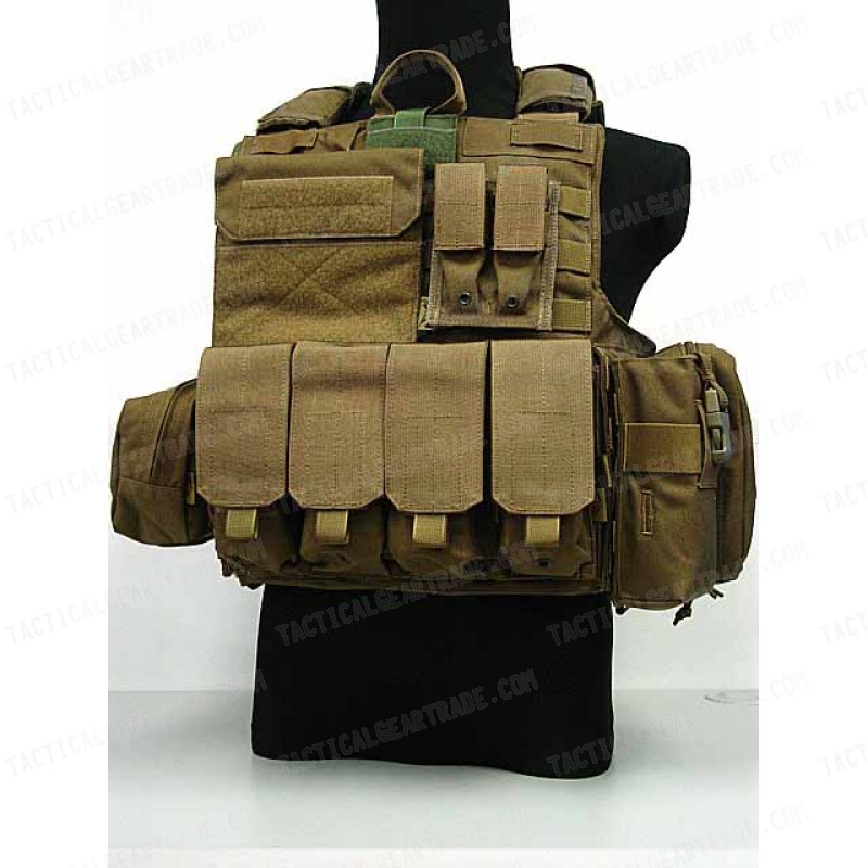 Flyye 1000D Molle Force Recon CIRAS Vest Ver. MAR Coyote Brown