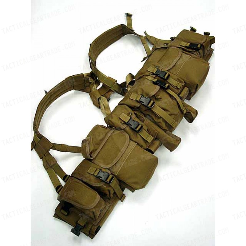 Flyye 1000D 1195J SEALs Floating Harness Chest Rig Coyote Brown