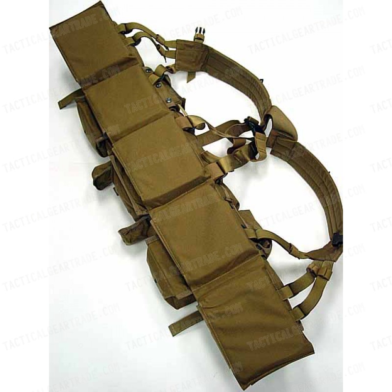 Flyye 1000D 1195J SEALs Floating Harness Chest Rig Coyote Brown