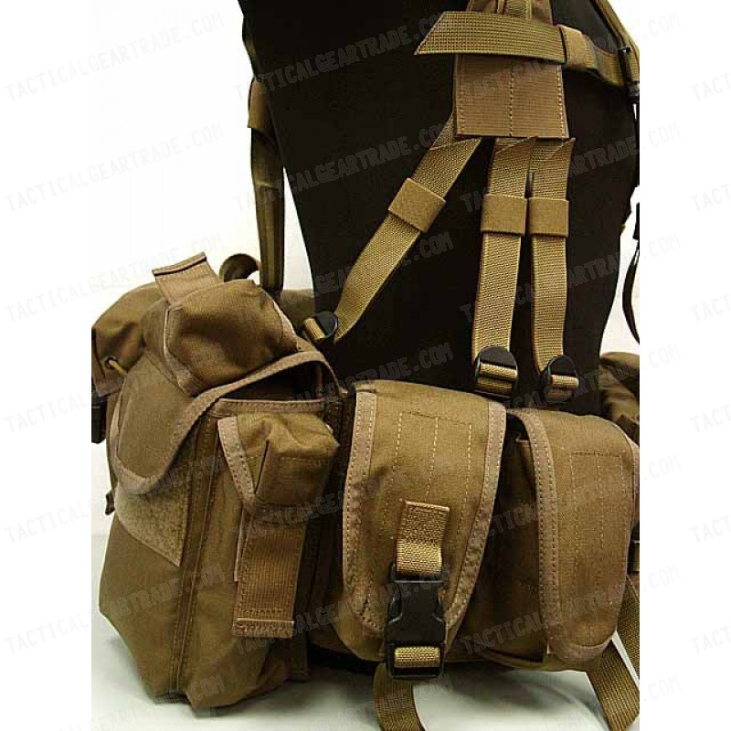 Flyye 1000D 1195J SEALs Floating Harness Chest Rig Coyote Brown