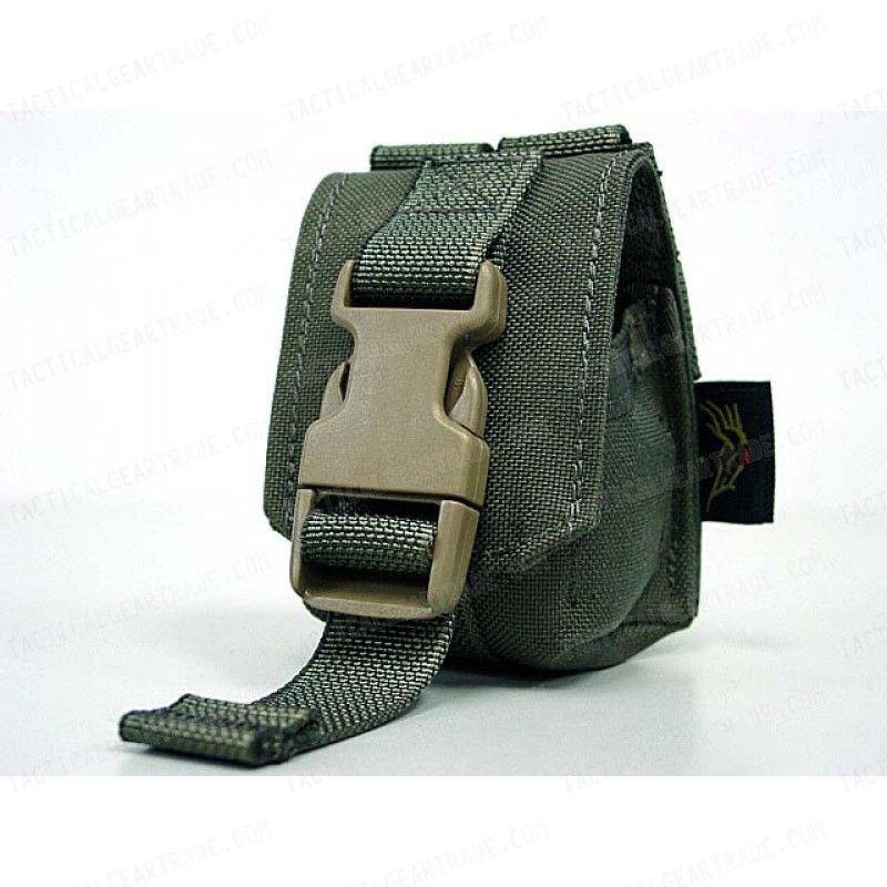 Flyye 1000D Molle Single Frag Grenade Pouch Ranger Green