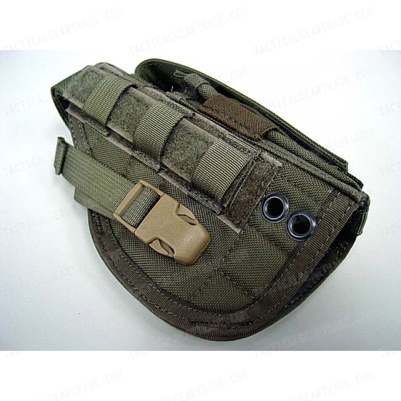 Flyye 1000D Molle Pistol Belt RH Holster Ranger Green