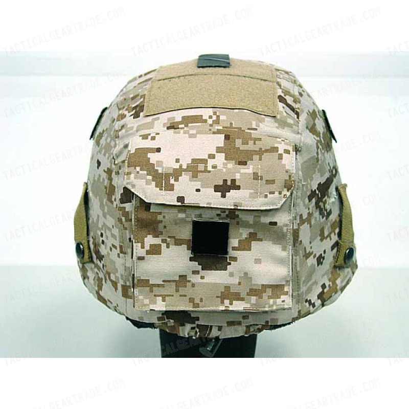 USGI MICH TC-2000 ACH Helmet Cover Digital Desert Camo Ver. 1