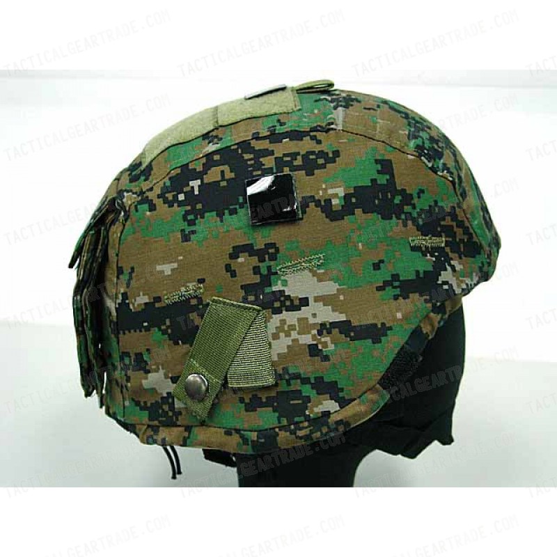 USGI MICH TC-2000 ACH Helmet Cover Digital Camo Woodland Ver. 1