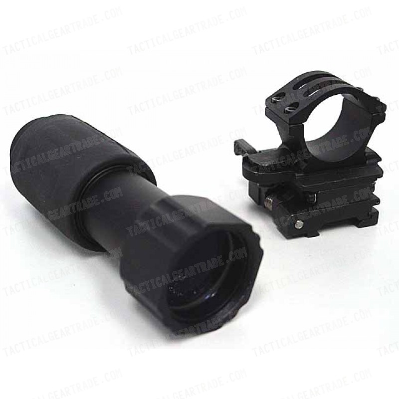 5x Dot Sight Magnifier Scope w/Flip To Side Mount