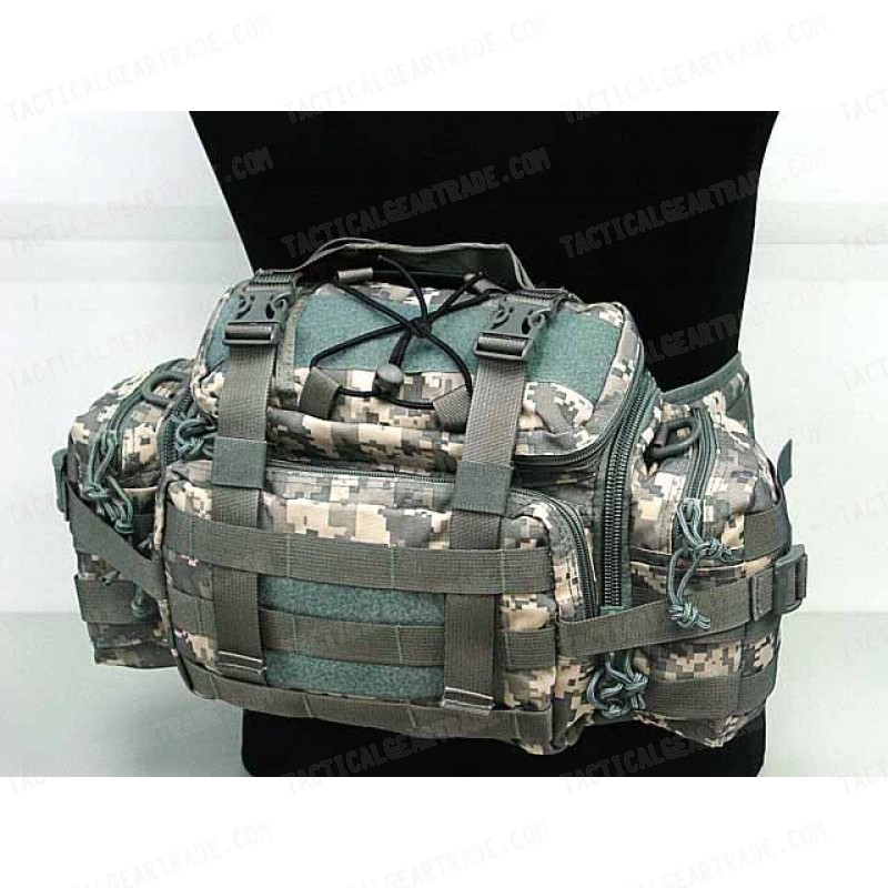 Molle Utility Gear Assault Waist Pouch Bag Digital ACU Camo