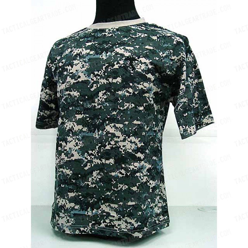 Camouflage Short Sleeve T Shirt Digital Urban Camo For 9 44