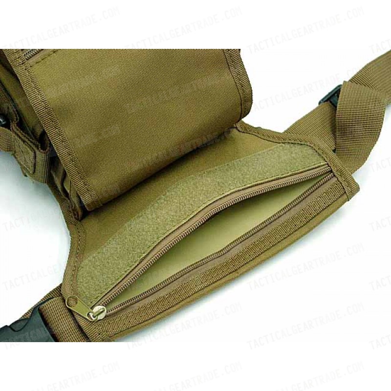 Drop Leg Utility Waist Pouch Carrier Bag Coyote Brown