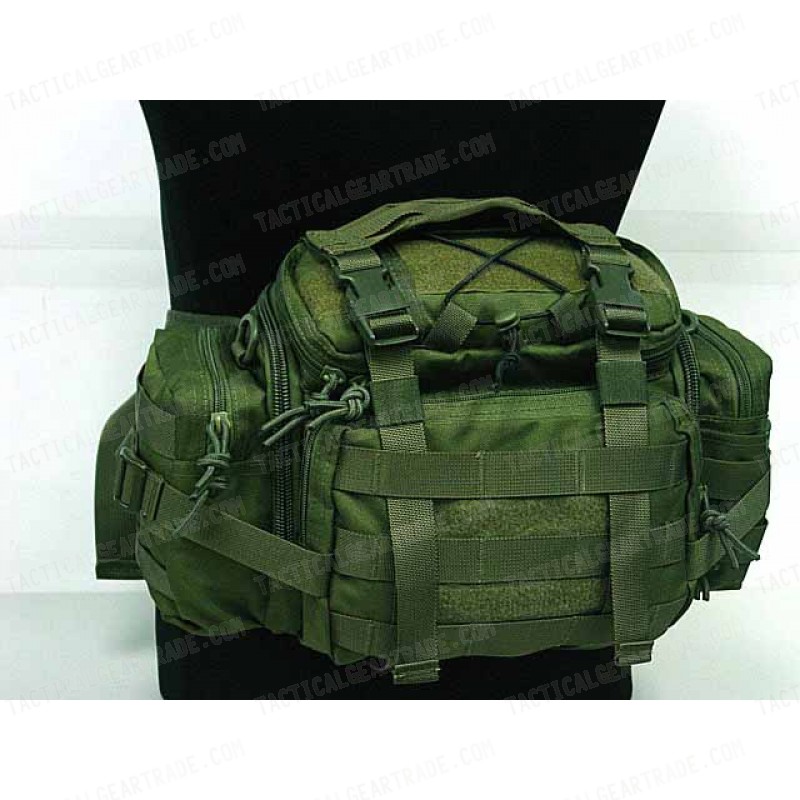 Molle Utility Gear Assault Waist Pouch Bag OD