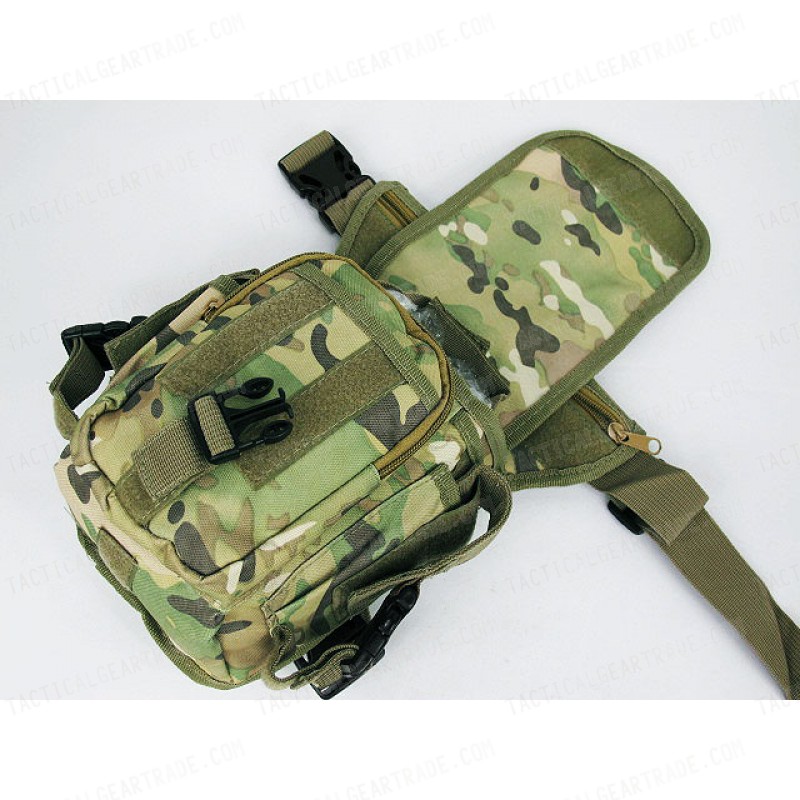 Drop Leg Utility Waist Pouch Carrier Bag Multi Camo