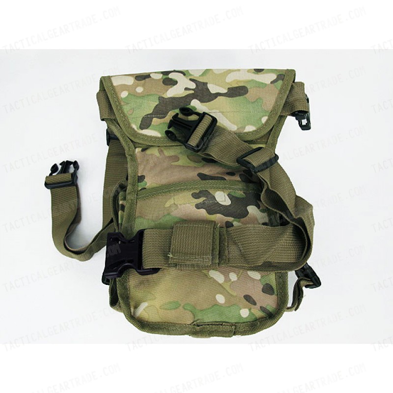 Drop Leg Utility Waist Pouch Carrier Bag Multi Camo