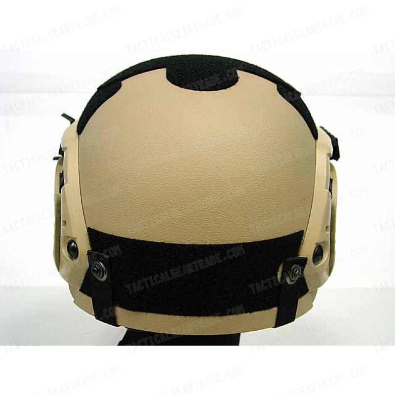 IBH Helmet with NVG Mount & Side Rail Tan