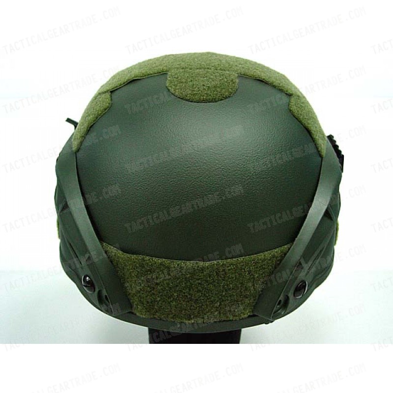 MICH TC-2000 ACH Helmet with NVG Mount & Side Rail OD